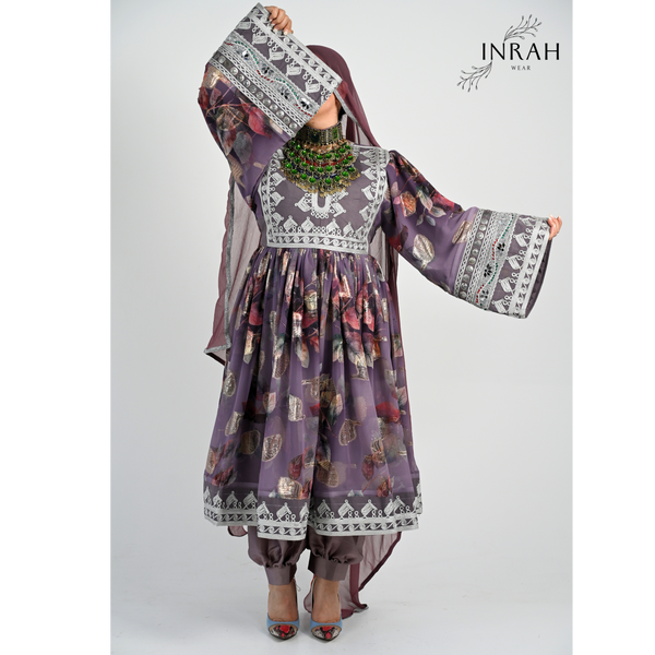 Inrahwear Inrah Kochani Traditional Afghan Dress – Handcrafted with Intricate Embroidery & Elegant Detailing